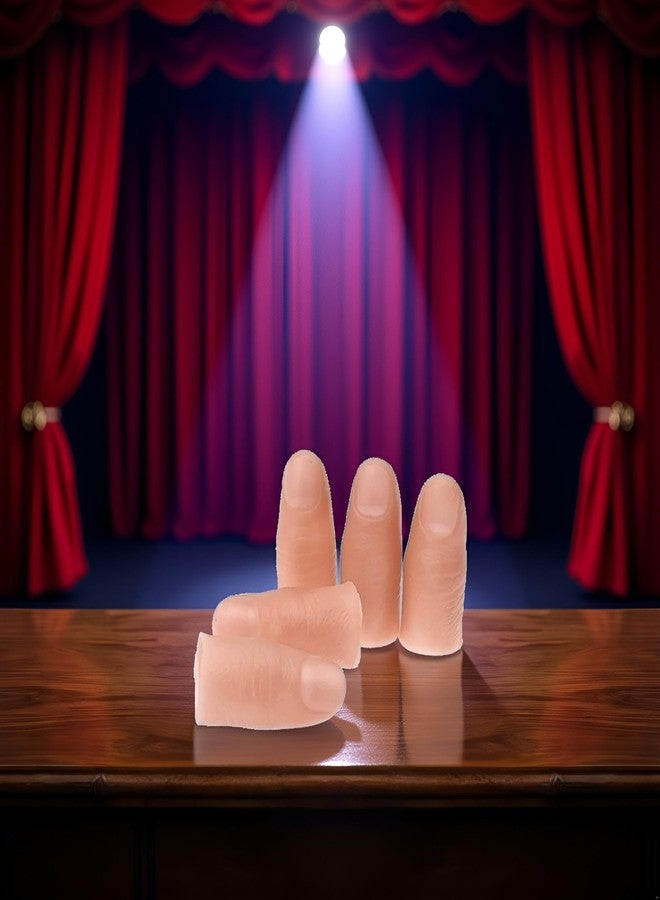 Jizlan 5 Pcs/Set Magic Trick Fingers Fake Thumb Tips Stage Show Prop Prank Novelty Magic Kits and Accessories - Image 2
